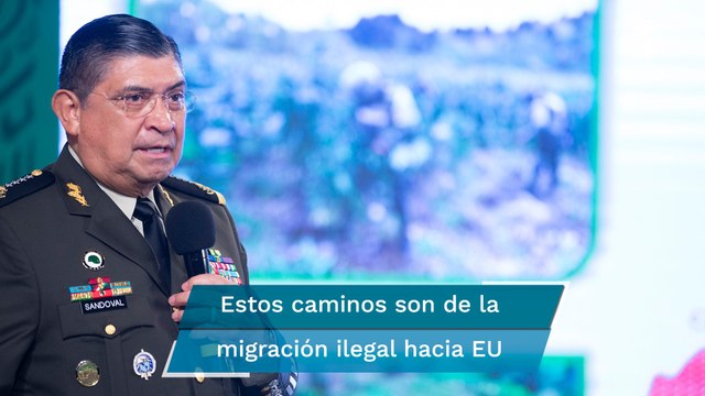 Sedena identifica tres rutas de migración ilegal hacia Estados Unidos