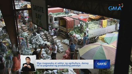 Presyo ng isda, gulay, baboy at manok sa palengke, tumaas | Saksi
