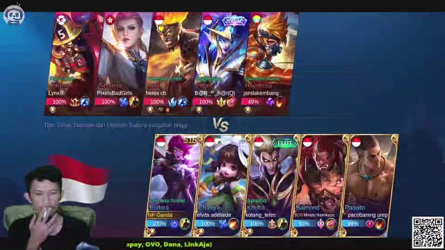 Eudora vs Hayabusa - Hayabusa kena mental - Eudora Gameplay - Mobile Legends Bang Bang