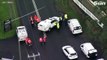 Passenger train crash after hitting van left on tracks