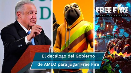 Este es el decálogo del Gobierno de AMLO para jugar Free Fire y otros juegos de forma segura