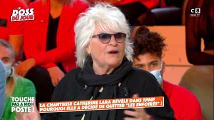 Catherine Lara quitte "Les Enfoirés" : elle explique son choix dans TPMP !