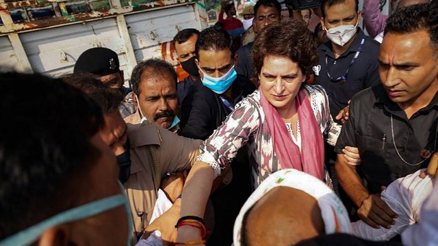 Priyanka visits family of Arun Valmiki who died in custody