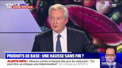 Bruno Le Maire sur l'inflation: "Je ne vois pas d'amélioration avant la fin de l'année 2022 au mieux"