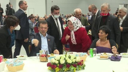 İBB BAŞKANI İMAMOĞLU MUHTARLARLA BİR ARAYA GELDİ