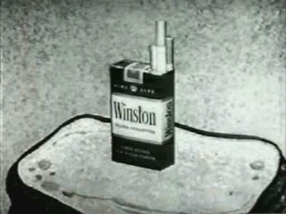 Commercial Winston Cigarettes w Fred Flintstone 1962 (A di video