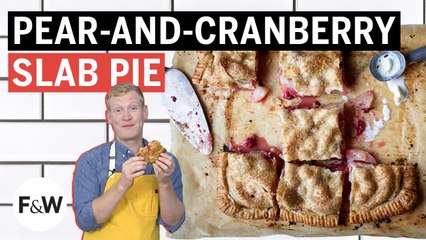 Justin Chapple Makes Pear-and-Cranberry Slab Pie | Mad Genius
