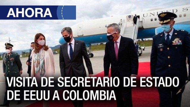 Visita del Secretario de edo. de #EEUU Antony Blinken a #Colombia - #20Oct - Ahora