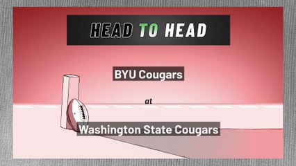 BYU Cougars at Washington State Cougars: Over/Under