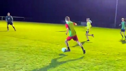 Un peu de vent, mais un bon entrainement pour nos U18 !