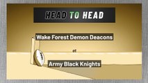 Wake Forest Demon Deacons at Army Black Knights: Spread