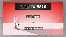 LSU Tigers at Ole Miss Rebels: Over/Under