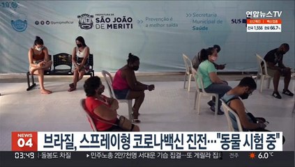 브라질, 스프레이형 코로나백신 진전…"동물대상 효능확인 중"