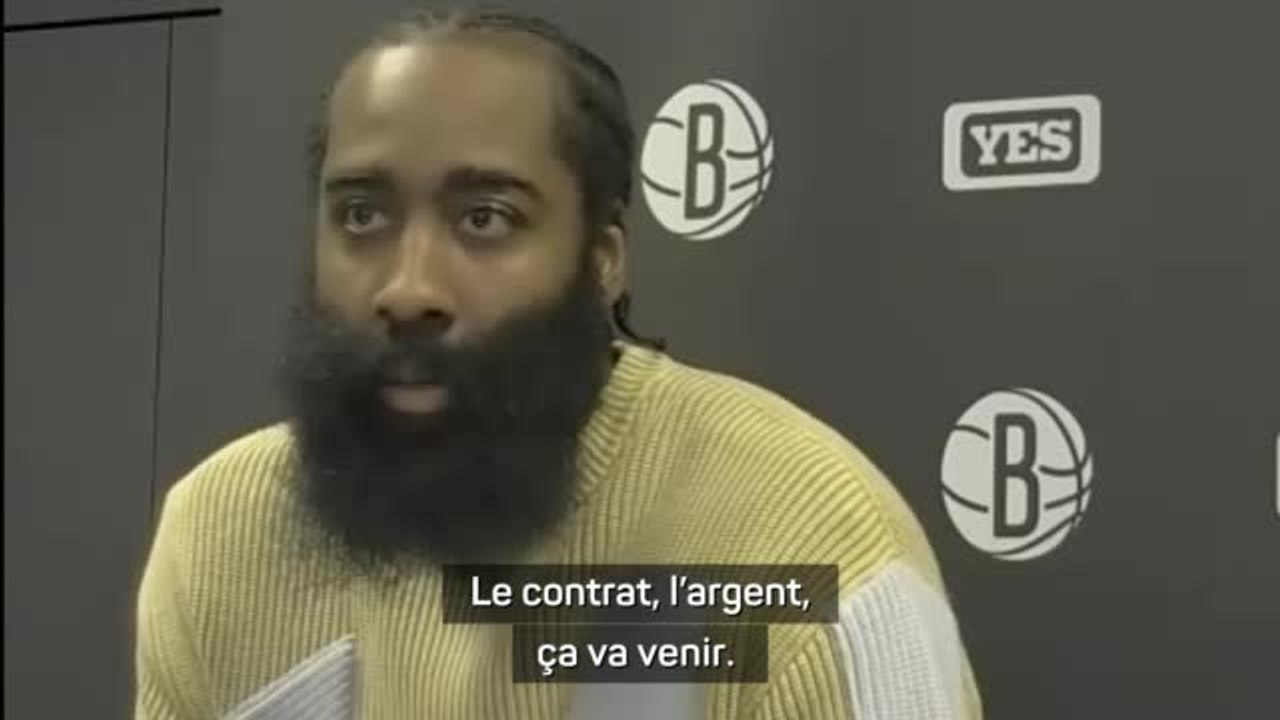 Nets - Harden sur son contrat : "Je me sens chez moi, il n'y a pas de quoi s'inquiéter"