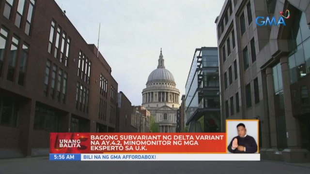 Bagong subvariant ng delta variant na AY.4.2, minomonitor ng mga eksperto sa U.K. | UB