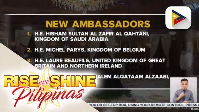 Credentials ng walong bagong ambassadors ng Pilipinas mula sa iba't-ibang bansa, opisyal nang tinanggap ni Pangulong Duterte