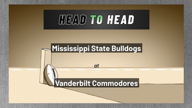 Mississippi State Bulldogs at Vanderbilt Commodores: Spread