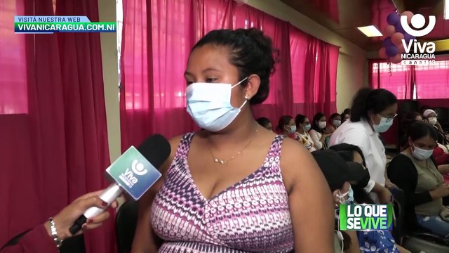 Más embarazadas y lactantes de Managua reciben vacuna contra la Covid-19