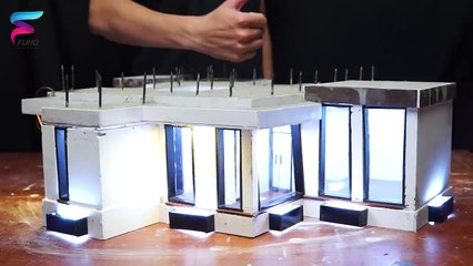 How to make a Mini House from Cement