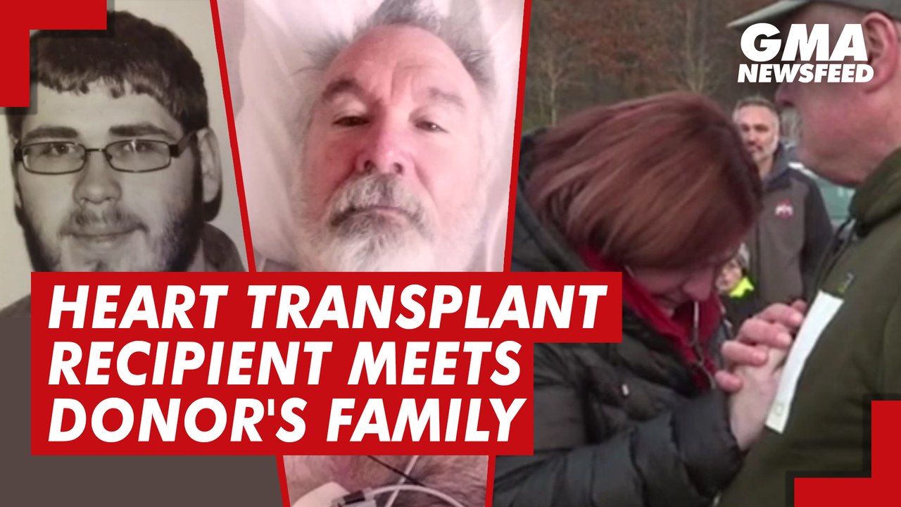 Heart transplant recipient meets donor's family  | GMA News Feed