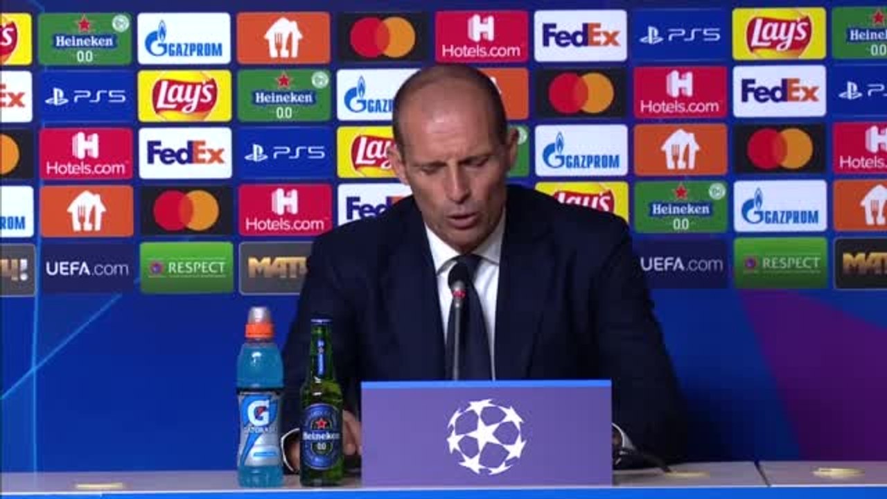 Groupe H - Allegri : "Être plus calme et faire de meilleurs choix"