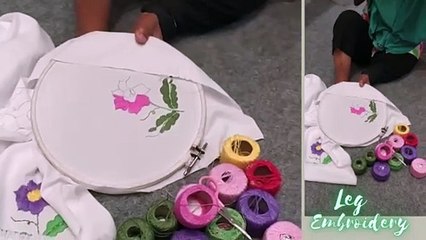 Leg Embroidery  ( Sulam kaki )