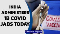 India hits one billion Covid vaccination milestone this morning; celebration by govt | Oneindia News