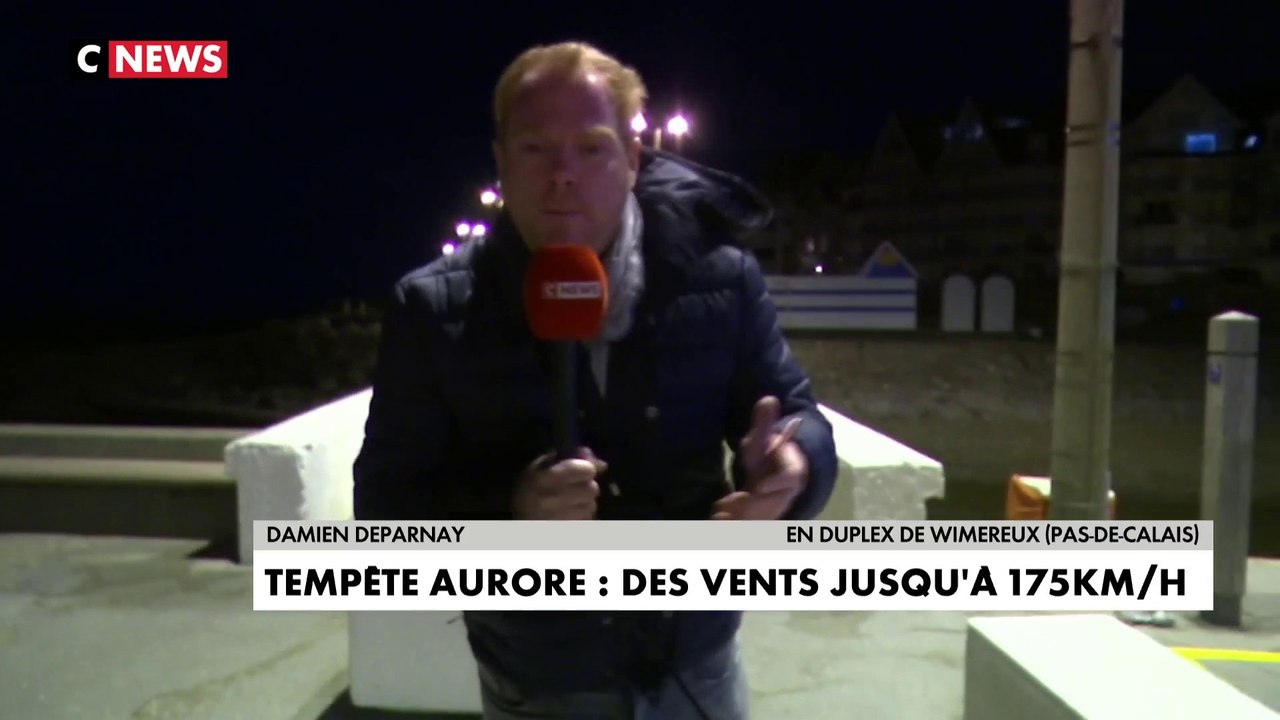 Tempête Aurore : des vents jusqu'à 175 km/h
