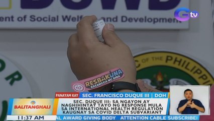 Panayam kay DOH Sec. Francisco Duque III | BT