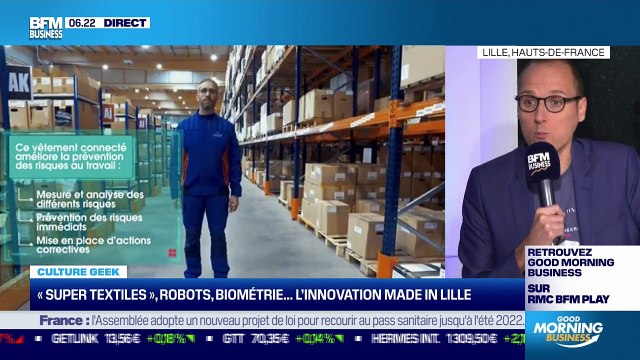 Culture Geek : Super textiles , robots, biométrie... l'innovation made in Lille par Anthony Morel - 21/10