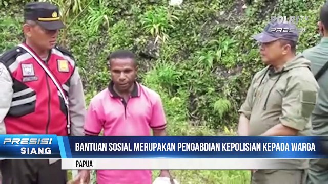 Satgas Nemangkawi Serahkan Bansos Ke Gereja Sion GIDI Oksibil