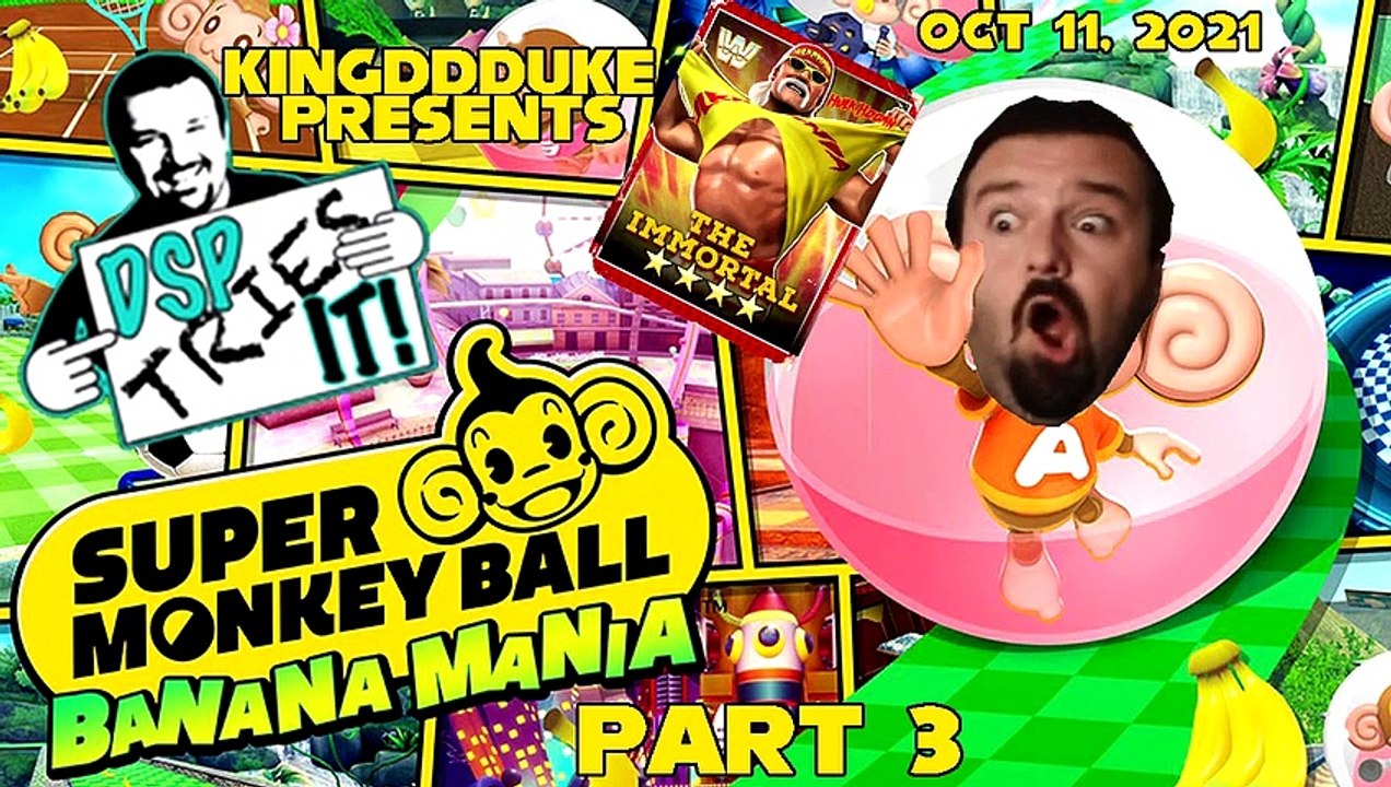 (3) DSP Tries It_ Super Monkey Ball Banana Mania - Part 3 - Fall Out Counter Edition - KingDDDuke