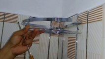 Cara pasang Rak Sabun stainless posisi sudut dengan mudah