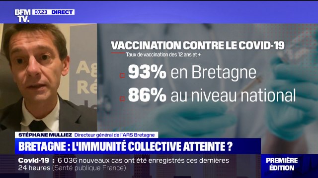 Covid-19: le directeur général de l'ARS Bretagne salue un bel élan de vaccination dans la région