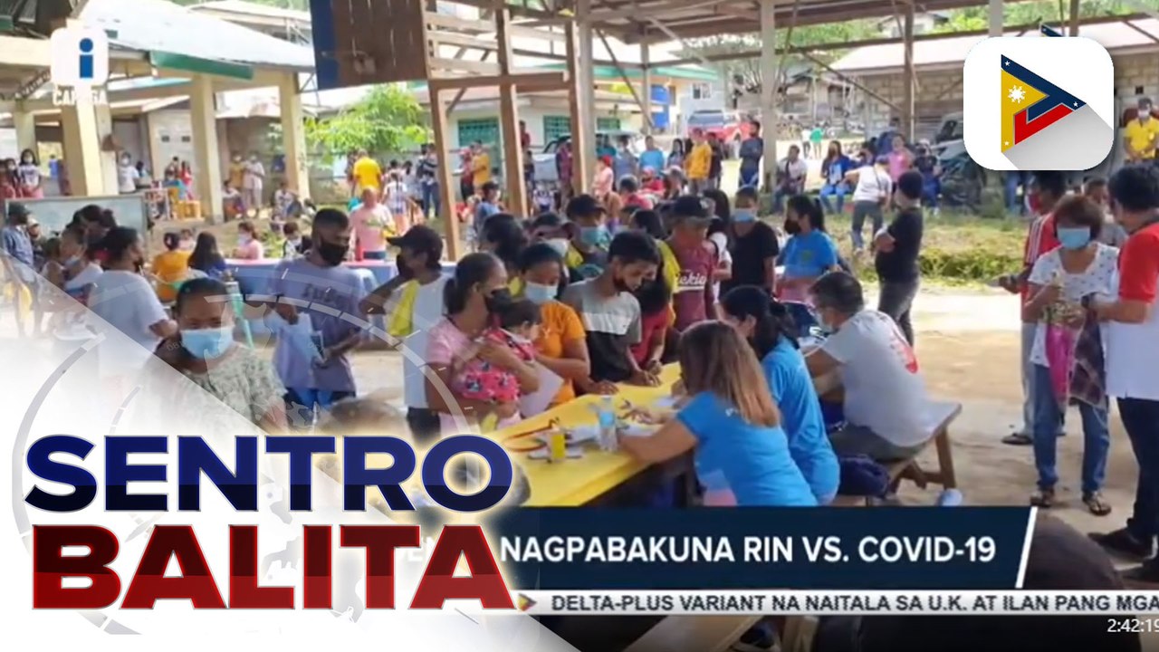 IP community na nasa liblib na lugar sa Surigao del Sur, hinatiran ng iba't-ibang serbisyo ng pamahalaan; mga residente, nagpabakuna din vs. COVID-19