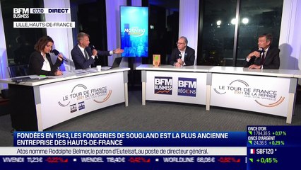 Philippe Hourdain (CCI Hauts-de-France) et Yves Noirot ( Fonderies de Sougland) : Quels sont les secteurs industriels qui portent les Hauts-de-France ? - 21/10