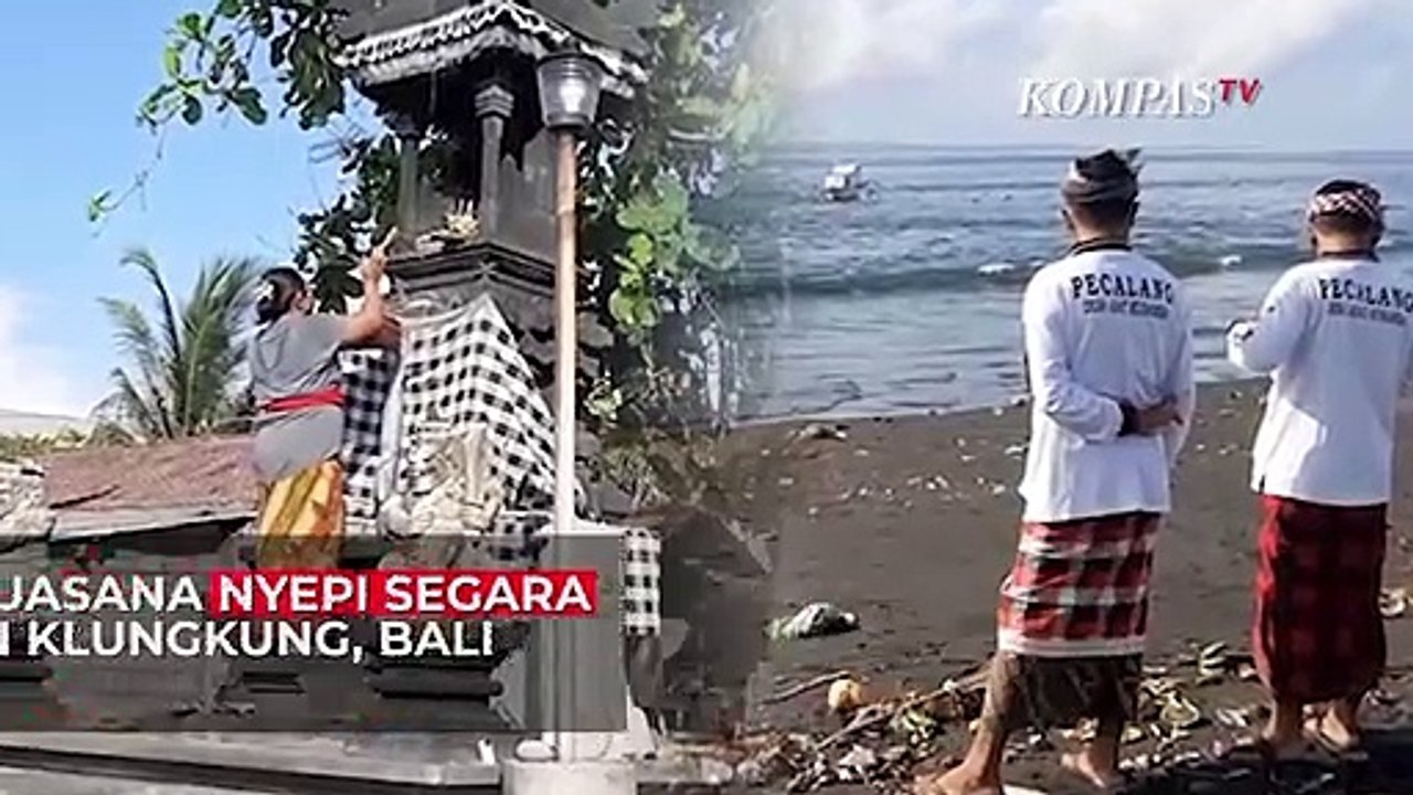 Suasana Sepi di Perairan Kusamba Saat Nyepi Segara