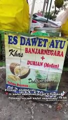 kuliner surabaya, dawet durian mas dedi di jalan kapas krampung