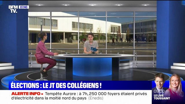 L'épatant JT de collégiens de Pontoise pour l'élection de leurs délégués