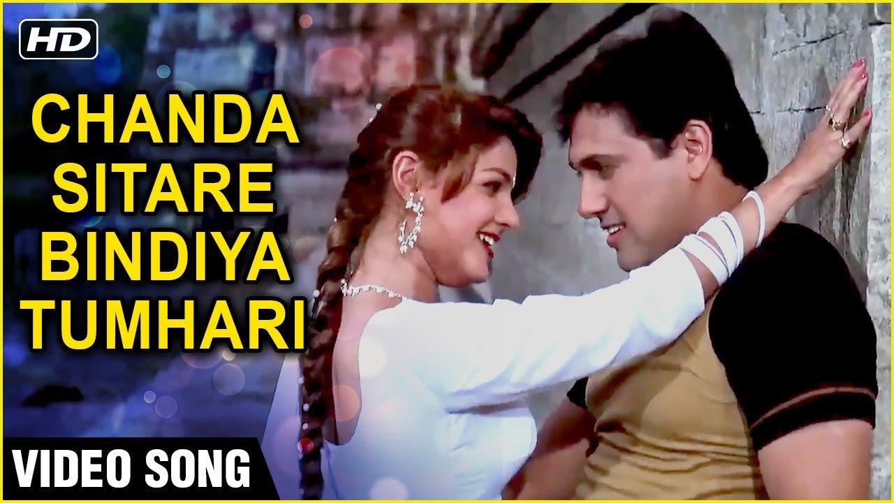 Chanda Sitare Bindiya Tumhari HD Naseeb 1997 Govinda And Mamta Kulkarni Udit Naryan Hits