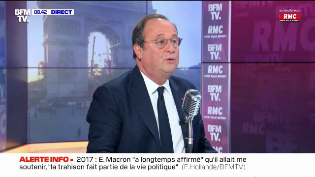François Hollande dénonce une inconstance et des erreurs graves durant le quinquennat d'Emmanuel Macron