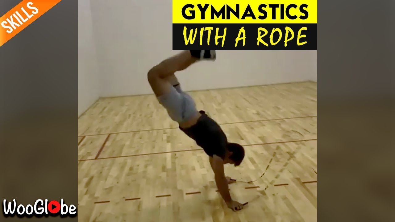 'Jump Rope Pro Performs Insane Tricks While Working Out'