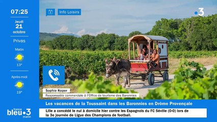 21/10/2021 - Le 6/9 de France Bleu Drôme Ardèche en vidéo