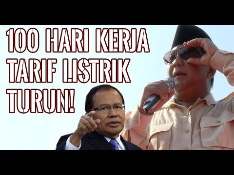 Kampanye Akbar, Janji 100 Hari Pertama Prabowo Tarif Listrik Turun!