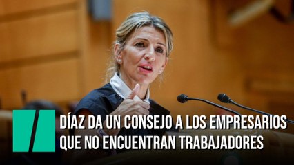 Yolanda Díaz replica un discurso de Joe Biden