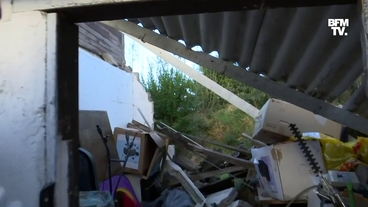 Tempête Aurore: un habitant d'Octeville-sur-Mer nous montre les dégâts à son domicile