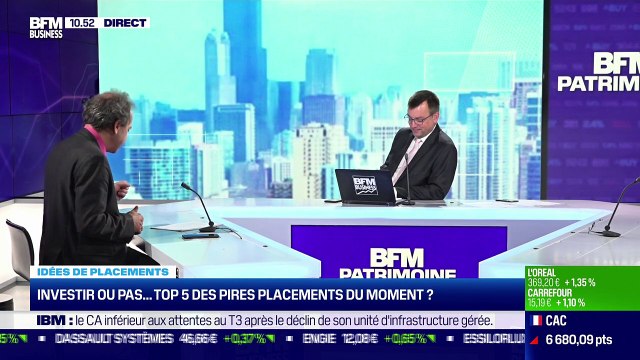 Le coup de gueule de Filliatre : Investir ou pas... top 5 des pires placements du moment ? - 21/10