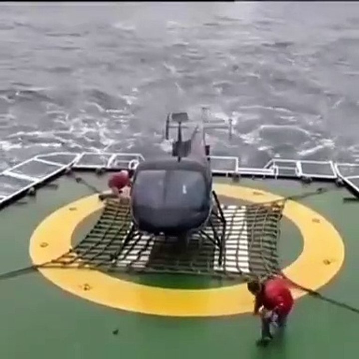 Un hélico perd contrôle et a failli tuer un homme !