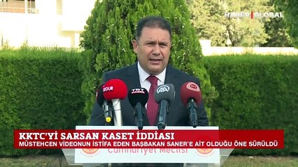 KKTC'yi sarsan kaset iddiası! Müstehcen videonun istifa eden başbakan Saner'e ait olduğu öne sürüldü