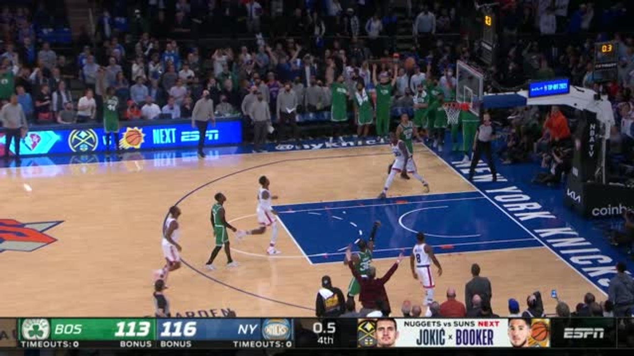 Smart drills buzzer beater for Celtics to force OT
